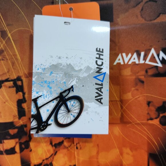Avalanche Cycling Top Size XXL Black & Orange Breathable Reflective 1/2 Zip NWT - Picture 5 of 11